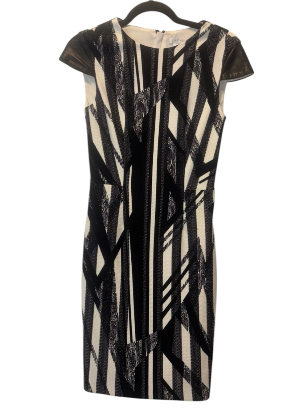 Y2K Cache Black Bodycon Dress Stretch